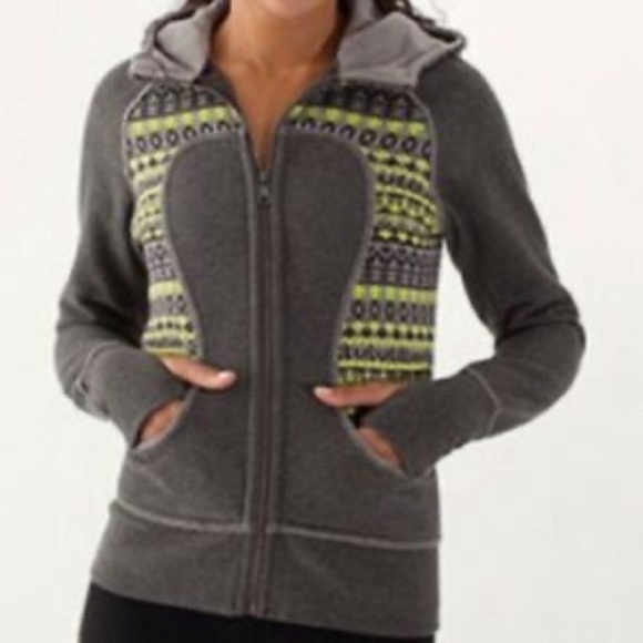 ✨Rare✨Lululemon Fair Isle Knit Scuba Hoodie